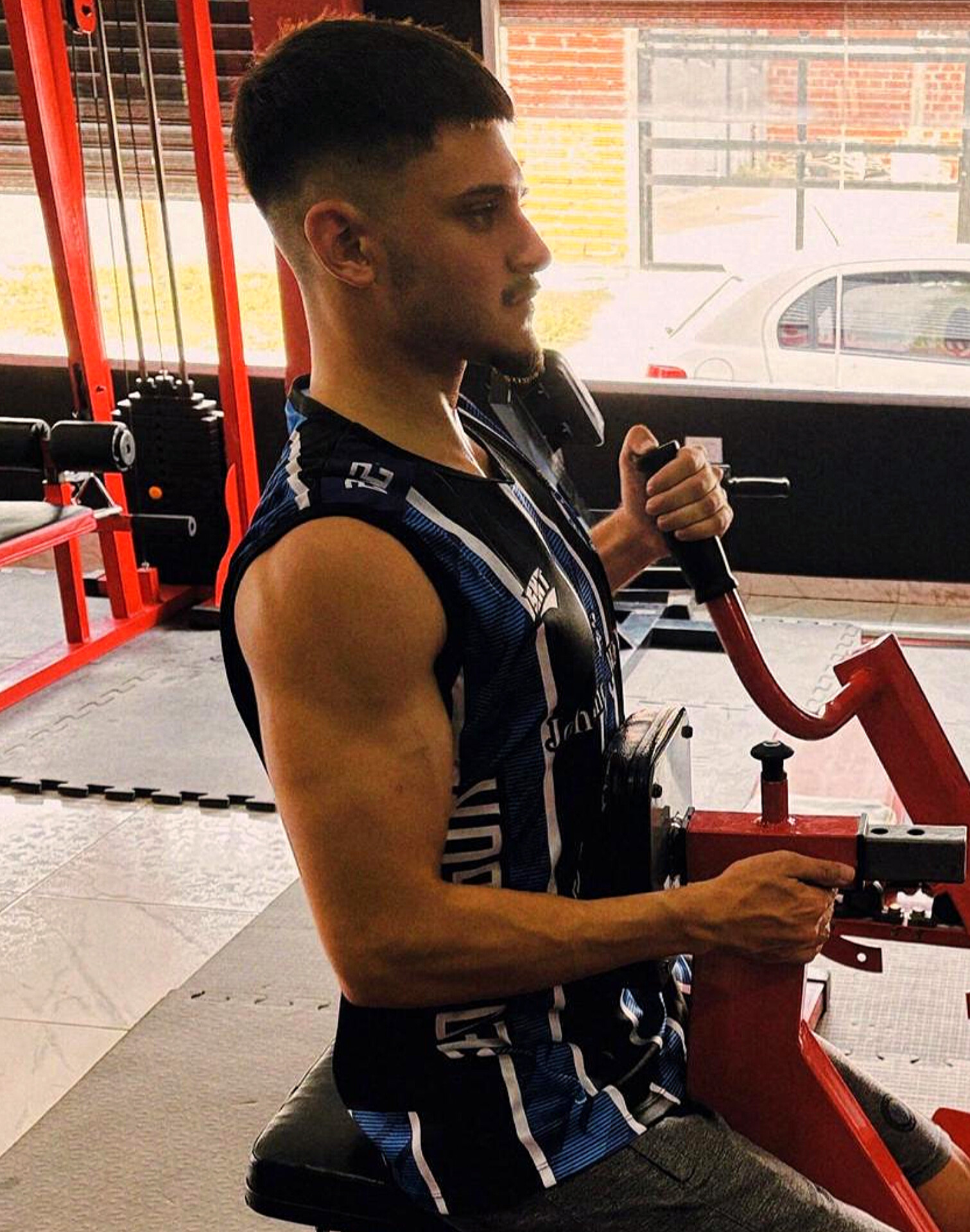 Persona entrenando